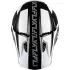 Casque Cross Fly Racing Kinetic Crest Noir Blanc Gris
