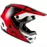 Casque Cross Fly Racing Kinetic Crest Rouge Noir Blanc