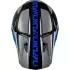 Casque Cross Fly Racing Kinetic Crest Gris Noir Bleu