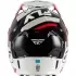 Casque Cross Fly Racing Formula CP Seal Blanc Noir Rouge