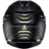 Casque AGV K3 Syth Noir Jaune fluo