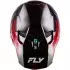 Casque Cross Fly Racing Formula S Carbon Byte Rouge Carbone Gris