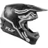 Casque Cross Fly Racing Formula S Carbon Byte Noir Carbone Gris Argent