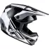 Casque Cross Fly Racing Kinetic Crest Noir Blanc Gris