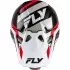 Casque Cross Fly Racing Formula CP Seal Blanc Noir Rouge