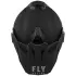Casque Fly Racing Trekker Solid Noir Mat