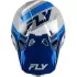 Casque Cross Fly Racing Formula CP Seal Bleu Marine Bleu Gris