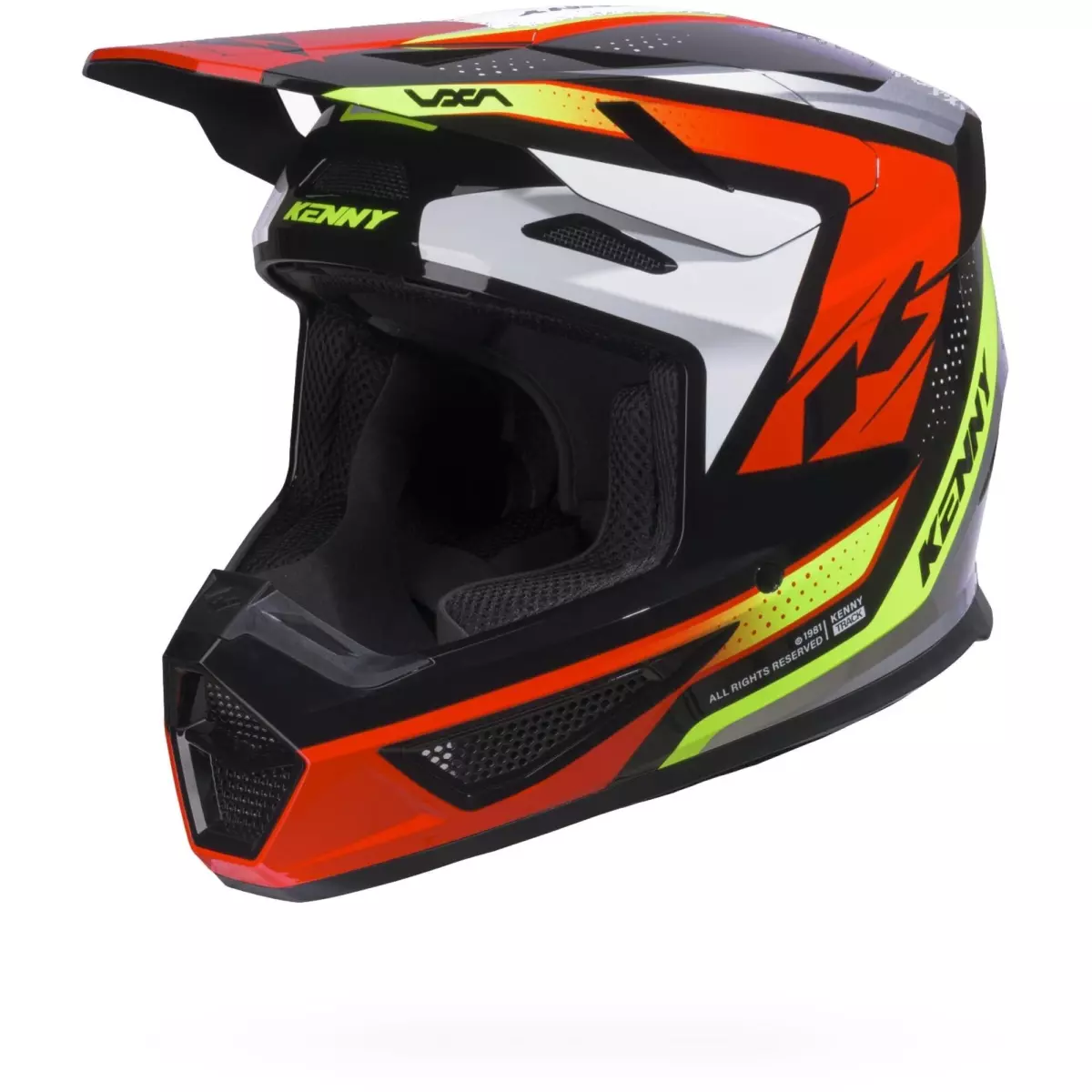 Casque Cross Kenny Track Graphic + Focus Rouge