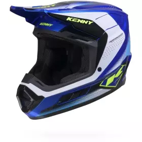 Casque Cross Kenny Performance Graphic Racing Bleu