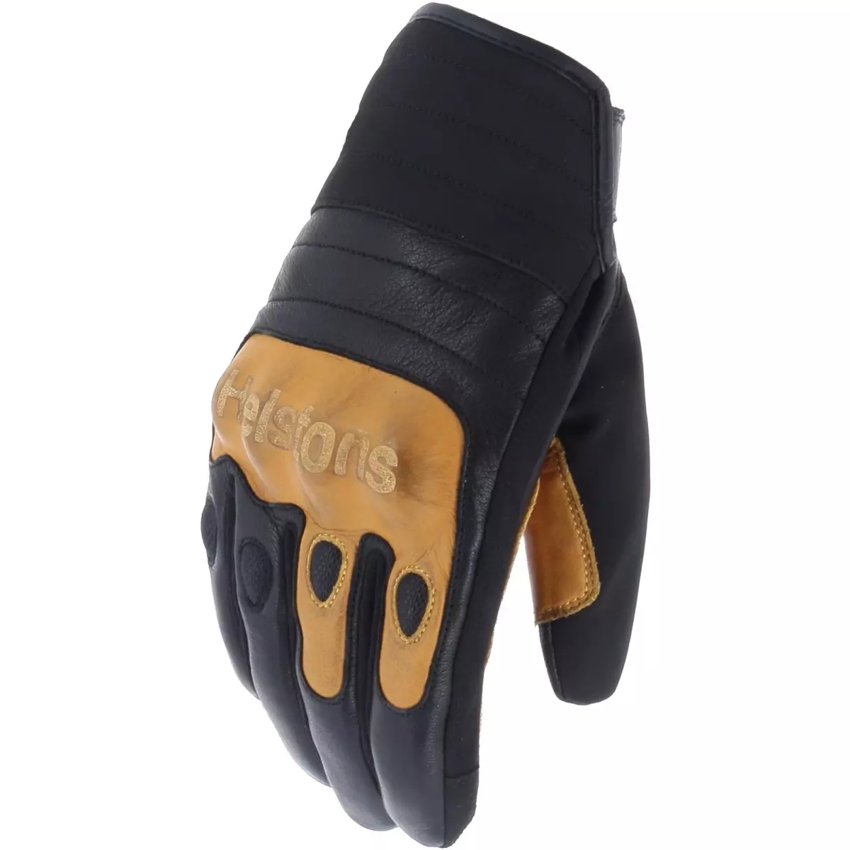 Gants Helstons Saga Noir Or