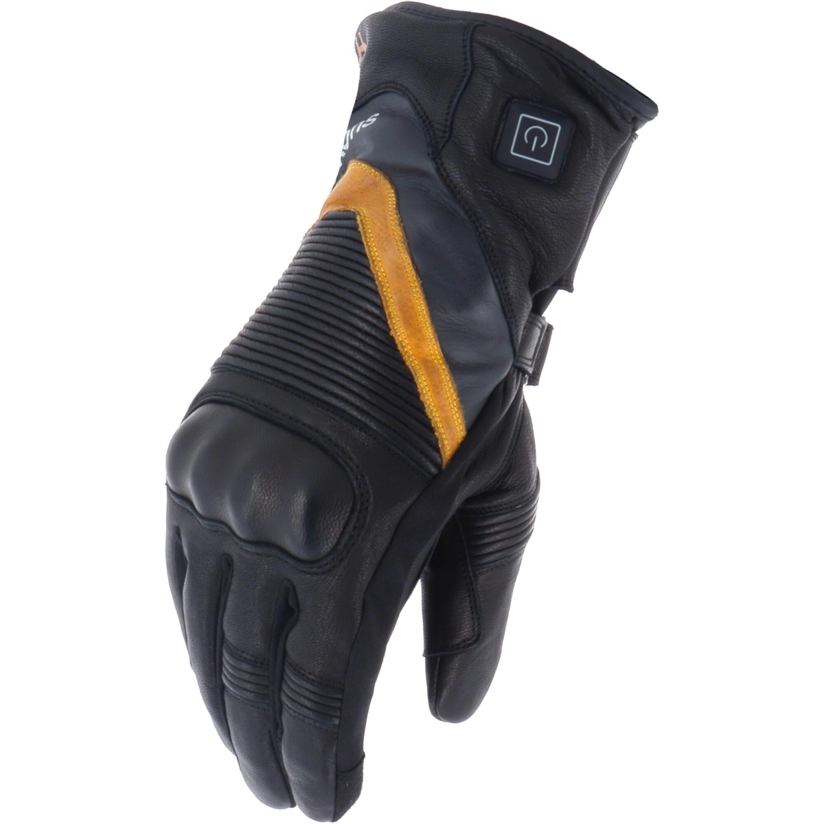 Gants Chauffants Helstons Belt Heating Noir Or Gris