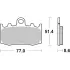 Plaquettes De Frein SBS 796HF