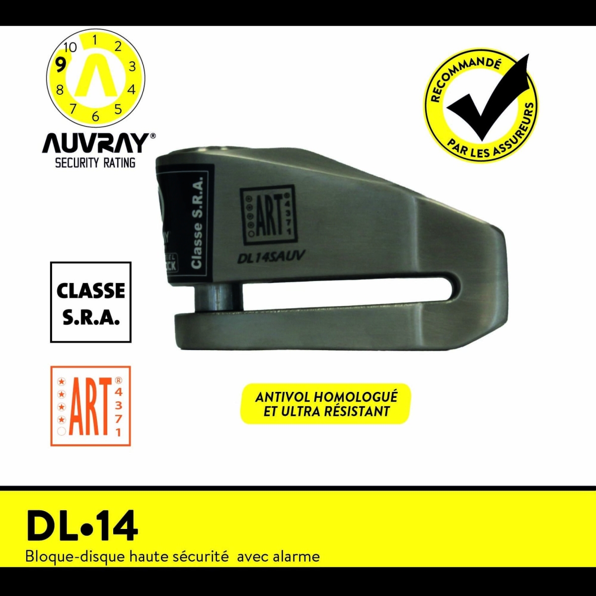 Bloque Disque Auvray DL 14 Inox SRA