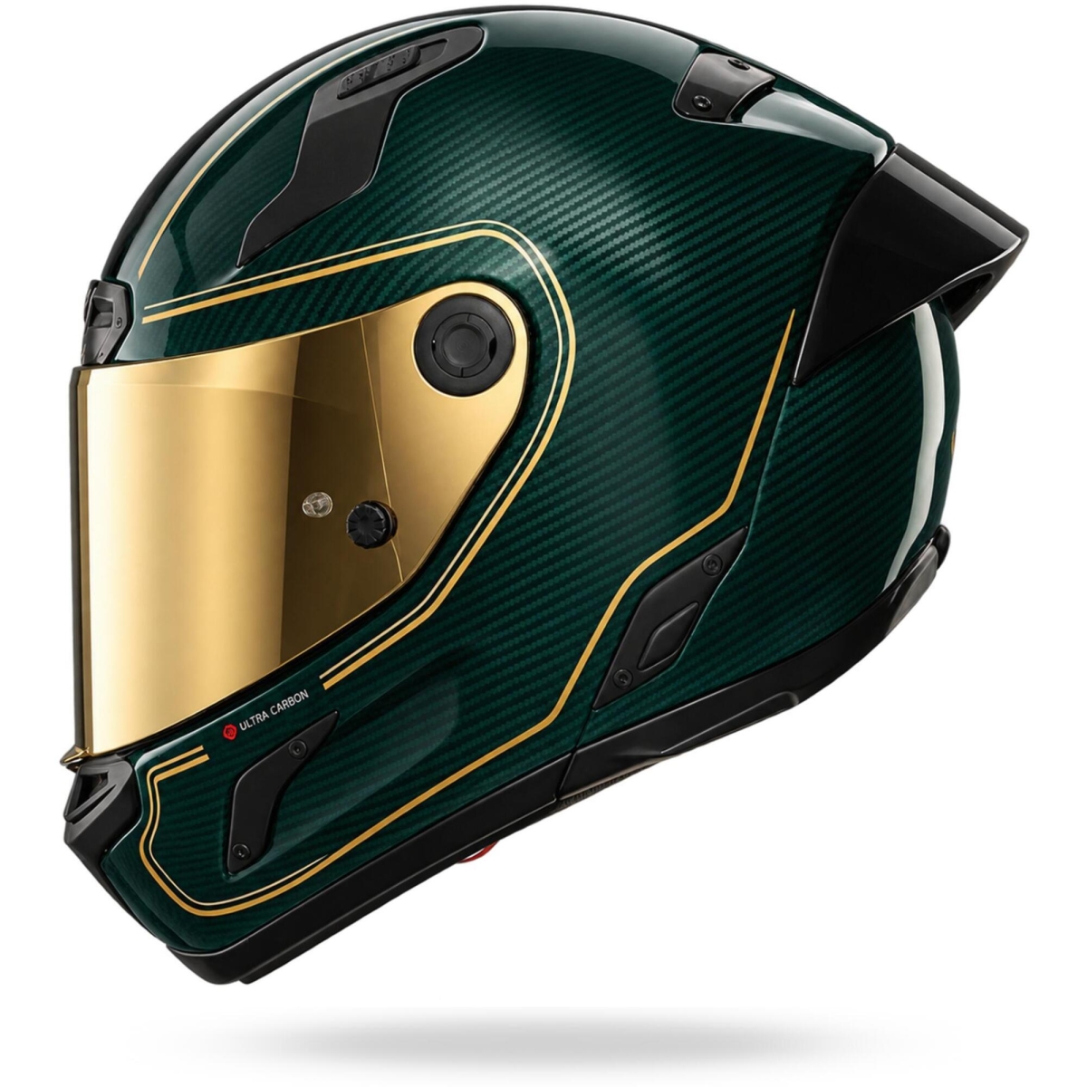 Casque Nolan X-804 ST Ultra Carbon Asso 344 Vert Or