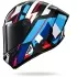 Casque Nolan X-804 RS Ultra Carbon Cirota 377 Bleu Blanc Rouge