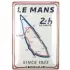 Plaque Métal Nostalgic Art 24h Du Mans - 20 x 30 cm
