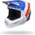 Casque Cross Kenny Track Graphic Blast Patriot Bleu Blanc Rouge