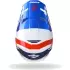 Casque Cross Kenny Track Graphic Blast Patriot Bleu Blanc Rouge