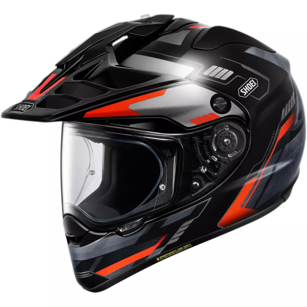 Casque Shoei Hornet Adv 06 Invigorate TC-1 Noir Rouge Gris