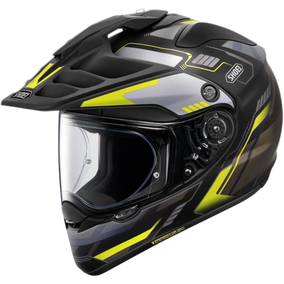 Casque Shoei Hornet Adv 06 Invigorate TC-3 Noir Jaune Gris