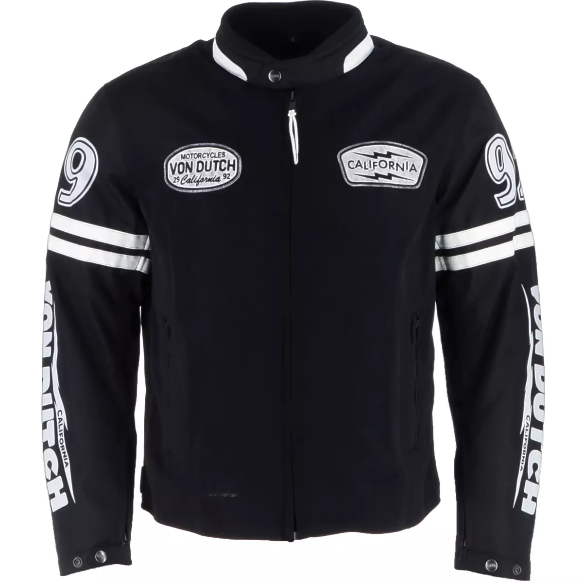 Blouson Helstons X Von Dutch California Air Noir Blanc
