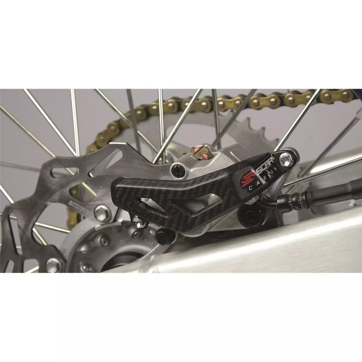 Protection Étrier Arrière Scar Carbone Pour Honda