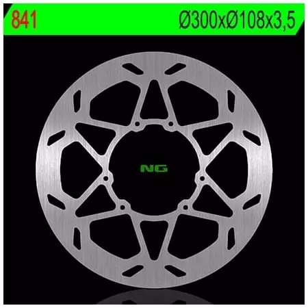 Disque de Frein Avant Gauche NG 841 Rond Fixe Derbi Senda 50 SM RDR - Freinage NG BRAKE
