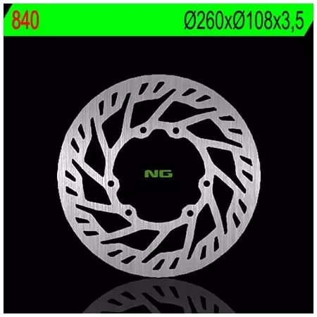Disque de Frein Avant Gauche NG 840 Rond Fixe - Freinage NG BRAKE