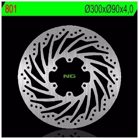 Disque de Frein Avant NG 801 Rond Fixe - Freinage NG BRAKE