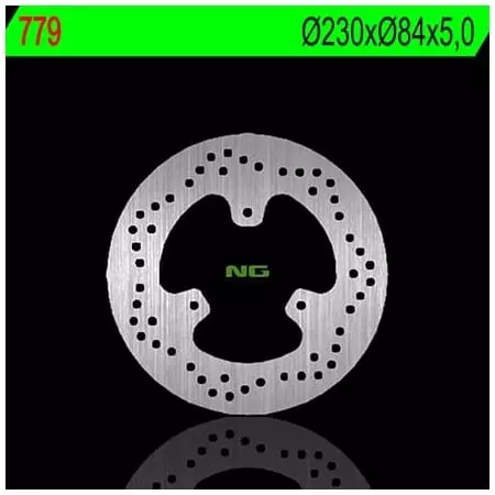 Disque de Frein Arrière Droit NG 779 Rond Fixe Majesty 250 - Freinage NG BRAKE