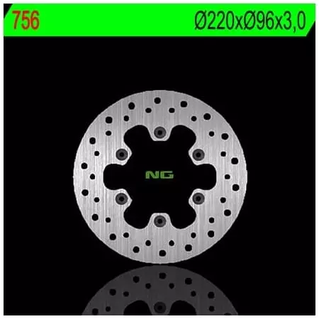 Disque de Frein Avant Gauche NG 756 Rond Fixe Kawasaki - Freinage NG BRAKE