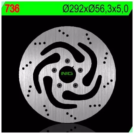 Disque de Frein NG Avant Droit Fixe Harley Davidson 883 Sportster - Freinage NG BRAKE
