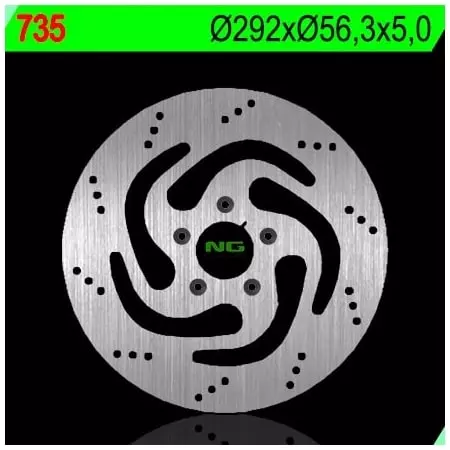 Disque de Frein NG Avant Gauche Fixe Harley Davidson 883 Sportster - Freinage NG BRAKE