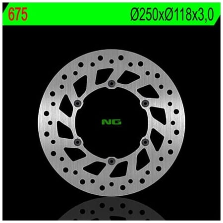 Disque de Frein Avant Gauche NG 675 Rond Fixe Suzuki - Freinage NG BRAKE