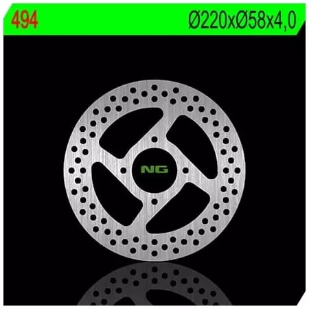 Disque de Frein Arrière NG 494 Rond Fixe Yamaha - Freinage NG BRAKE