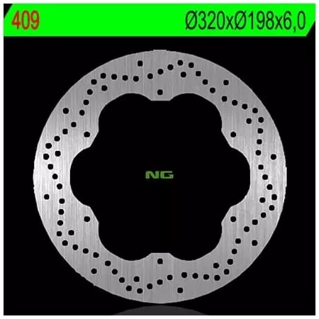 Disque De Frein NG 409 Rond Fixe Yamaha - Freinage NG BRAKE