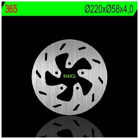 Disque de Frein Avant Gauche NG 365 Rond Fixe - Freinage NG BRAKE