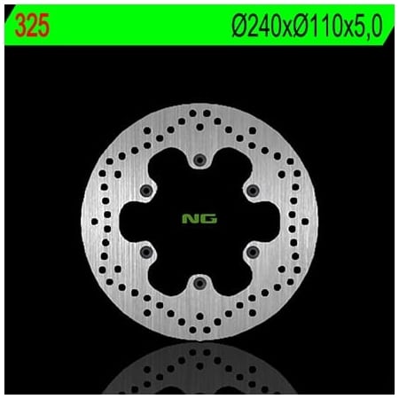 Disque de Frein Arrière NG 325 Rond Fixe - Freinage NG BRAKE