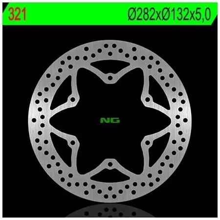 Disque de Frein Avant Gauche NG 321 Rond Fixe Yamaha - Freinage NG BRAKE