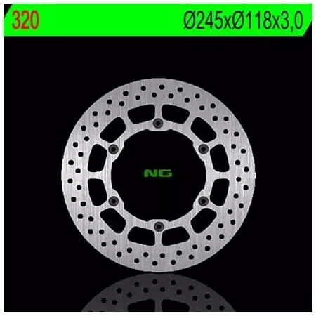 Disque de Frein Avant Gauche NG 320 Rond Fixe Yamaha - Freinage NG BRAKE
