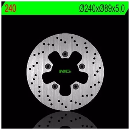 Disque de Frein Arrière NG 240 Rond Fixe - Freinage NG BRAKE