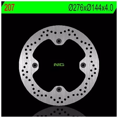 Disque de Frein Avant NG 207 Rond Fixe Honda XRV750 Africa Twin - Freinage NG BRAKE
