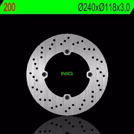 Disque de Frein Avant Gauche NG 200 Rond Fixe Honda