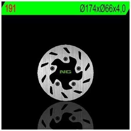 Disque de Frein Arrière NG 191 Rond Fixe