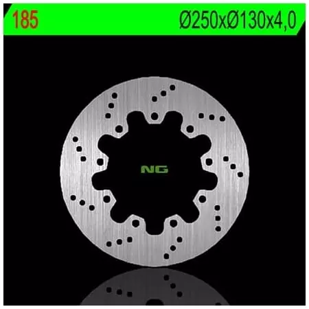 Disque de Frein Avant Gauche NG 185 Rond Fixe Kawasaki KLR600 - Freinage NG BRAKE