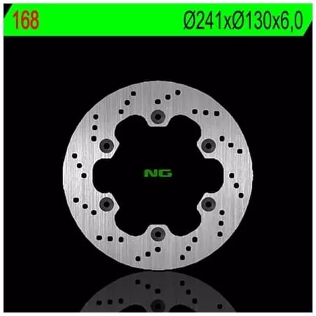 Disque de Frein Arrière NG 168 Rond Fixe - Freinage NG BRAKE