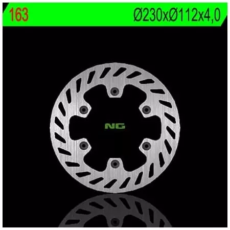 Disque de Frein Avant Gauche NG 163 Rond Fixe Yamaha DT50R - Freinage NG BRAKE