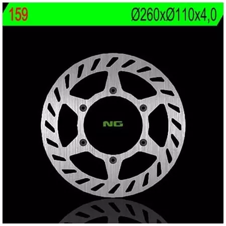 Disque de Frein Avant Gauche NG 159 Rond Fixe Beta ALP 400 - Freinage NG BRAKE