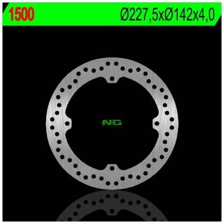 Disque de Frein Arrière NG 1500 Rond Fixe Polaris Outlaw 500 - Freinage NG BRAKE