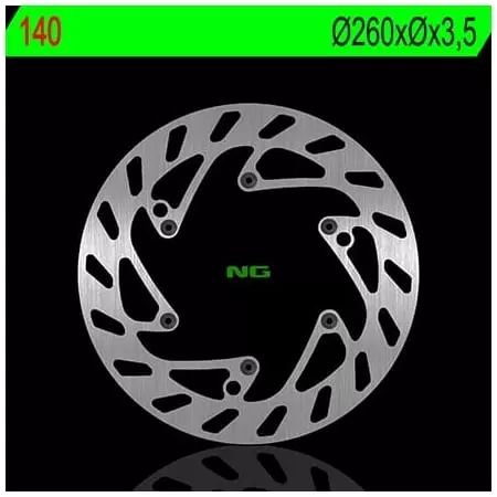 Disque de Frein Avant Gauche NG 140 Rond Fixe - Freinage NG BRAKE